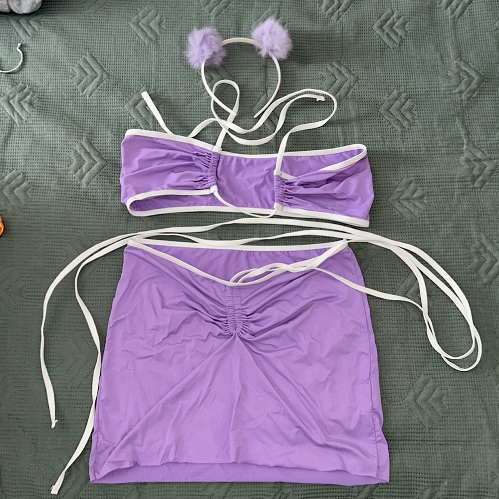 Two piece set with puffy headband🦄